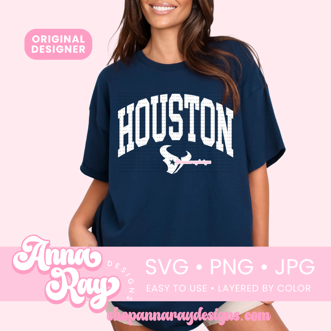 Houston T SVG PNG JPG