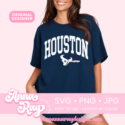 Houston T SVG PNG JPG